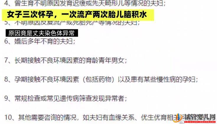 女子三次怀孕一次流产两次胎儿脑积水原因竟是丈夫染色体异常(图2)