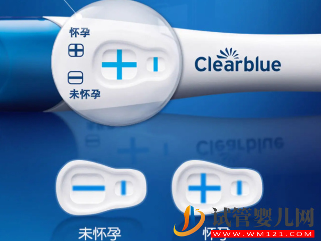 clearblue验孕棒两个框一横一竖结果图解，不是炸胡就是怀孕(图2)